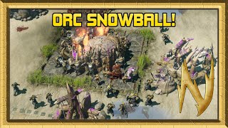 SpellForce 3 Unstoppable Orc Snowball [upl. by Lleinad]