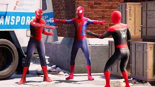 The THREE SPIDERMEN team up to defeat ALL THE MULTIVERSE VILLAINS  RECAP [upl. by Delgado154]