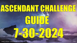 Destiny 2  Ascendant Challenge Guide and Location 7302024 [upl. by Zilevi]