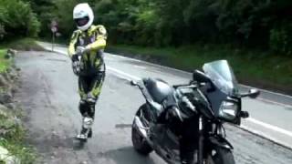 GPZ900Rニンジャ旋回性向上計画！（動画part3） [upl. by Nonah]