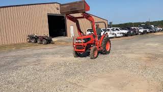 Lot 705  Tractor Kubota L3010 With LA481 Loader [upl. by Virgel]