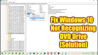 How to Fix Windows 10 Not Recognizing DVD Drive Solution [upl. by Oruasi]