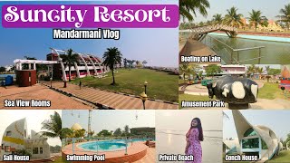 Suncity Resort Mandarmani Vlog  Detailed Video  Private Beach Lake Swimming Pool Sea View Rooms [upl. by Renferd]