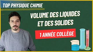 volume des liquides et des solides 1 année collège [upl. by Llerrem]