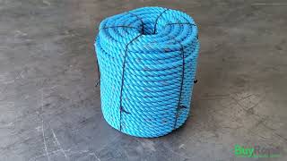 32mm Green Polysteel Rope 220m Coil Demo  BuyRope [upl. by Dermot]