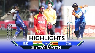 IND vs ZIM Highlights India vs Zimbabwe 4th Match Highlights  Full Highlights  Yashasvi Jaiswal [upl. by Seira]