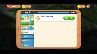 Area is restoring Day 4 in Gardenscapes [upl. by Yhtuv]