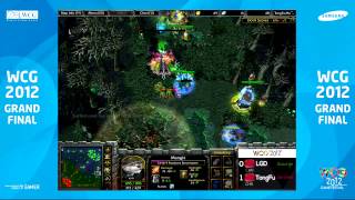 WCG2012GF DotA ENG TongFu vs LGD 2nd Semi Final [upl. by Arag]