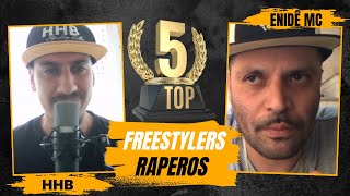 Enidê MC 🇧🇷 dice su Top 5 de FREESTYLERS y RAPEROS [upl. by Ollehto]