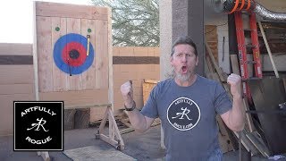 How to Build an Axe Throwing Target [upl. by Attej]