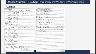 Question and Solution Entropy Change in Dissociation Reaction  Free Energy [upl. by Pinette]