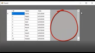 DataGridView AutoSizeColumns Mode c [upl. by Nesnaj726]