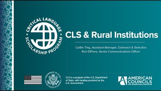 Rural Institutions Webinar [upl. by Namyw]