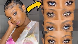 BEST AFFORDABLE Colored Contacts dark brown eyes  TTDEYE [upl. by Yraeht]