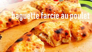 باكيط بحشوة بالسكالوب رائعة baguette farcie au pouletCuisinetunisiennezakia [upl. by Aicineohp]