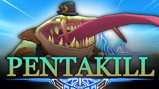 A Rare Tahm Kench PENTAKILL  No Arm Whatley [upl. by Anse]