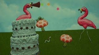 Cute and Funny Paper Cutout Stop Motion Animation  Birthday Card [upl. by Ahsenra]