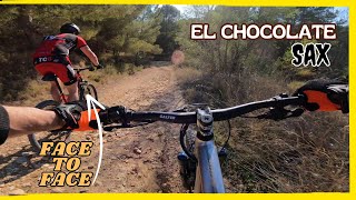 BAJANDO EL CHOCOLATE face to face con DIEGO  SAX  enduro mtb [upl. by Amory]