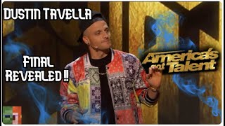 Dustin Tavella REVEALED  Americas Got Talent Final [upl. by Eiddal]