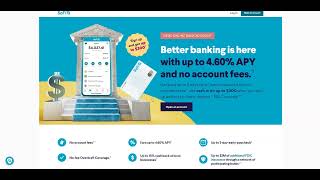 NEW ONLINE BANK SOFI APP JOIN TODAY [upl. by Trescott]