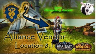 Location for Timewalking Vendor Cataclysm in Alliance Stormwind City Kiatke [upl. by Yort]