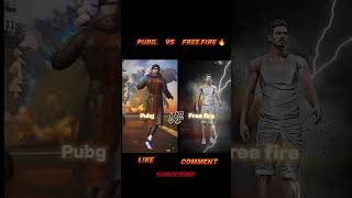 Pubg vs Free fire 🔥  Pubg vs Free fire tiktok  free fire pubg Shayari shorts [upl. by Alba]