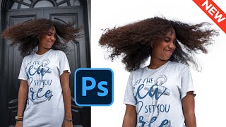 Perfectly Isolate Hair Using AI Hair Selection in Photoshop [upl. by Ieppet]