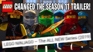 LEGO CHANGED THE NINJAGO SEASON 11 TRAILER NEW  Heres why [upl. by Zerep676]