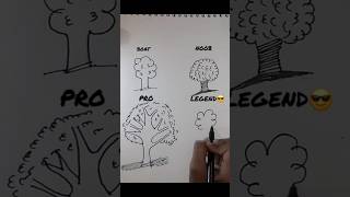 Tree drawing🎄drawing tree foryou youtubeshorts [upl. by Ardin751]