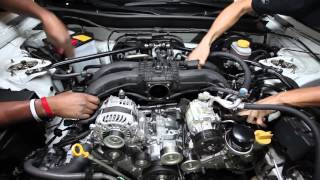 Edelbrock EForce Supercharger FRS  BRZ Install [upl. by Aiepoissac54]