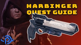 Destiny 2  Harbinger Exotic Quest Guide  Hawkmoon Random Rolls amp Catalyst Drop [upl. by Lenard]