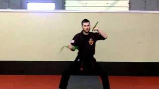 Double Nunchaku Form 1 [upl. by Felike595]