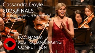 2023 Cassandra Doyle mezzosoprano ASC Finals Concert second performance Gounod [upl. by Meir]