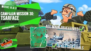 Campaign Mission 30 Tsarface simpler version by request  Worms WMD Missions [upl. by Strait]