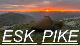 SOLO WILD CAMP ESK PIKE the Lake District [upl. by Eli]