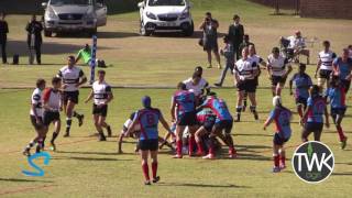 School Rugby Action  1st Ermelo vs Ligbron 270517 [upl. by Nnylyma687]