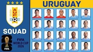 URUGUAY Squad FIFA World Cup 2026 Qualifiers  November 2023  FootWorld [upl. by Eedia]