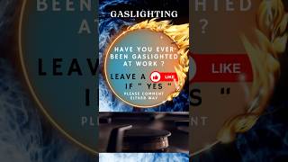 Have you ever been gaslighted at work  gaslight gaslighting gaslightingawareness work [upl. by Lukasz951]