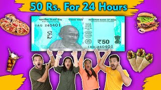 Living On 50 Rs For 24 Hours Challenge  Hungry Birds Challenge [upl. by Muna]