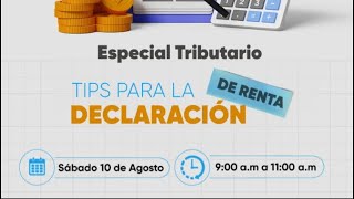 Recomendaciones para la Declaración de Renta  El Solidario 10 de agosto de 2024 [upl. by Llerrot709]