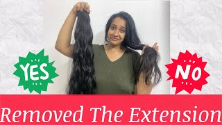 Permanent Hair Extensions one month usage’s genuine review [upl. by Nonnelg]