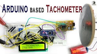 How to Design Arduino based Digital Tachometer on Breadboard  RPM Counter complete tutorial [upl. by Aitenev]