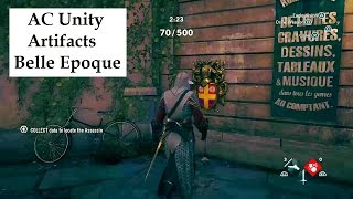 Assassins Creed Unity All Artifact locations Belle Epoque Altairs outfit unlock [upl. by Etnwahs]