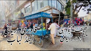 Qadri biryani cart latifabad Hyderabad  local business  desi food [upl. by Yrrat]