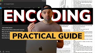 How I Get TOP GRADES With ENCODING amp ACTIVE RECALL  A Practical StepByStep Guide [upl. by Weiser]