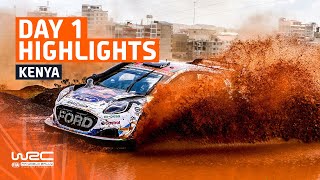 Day 1 Highlights  WRC Safari Rally Kenya 2024 [upl. by Rimma]