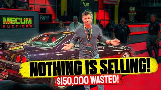 AUCTION DAY  I brought 150000 in Cars to the Mecum Auction and NOTHING IS SELLING [upl. by Anaihk]