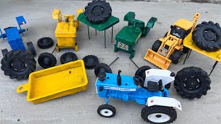 DIY Tractor model colour full tractor parts assemble installation process  tractor parts matching [upl. by Milly]