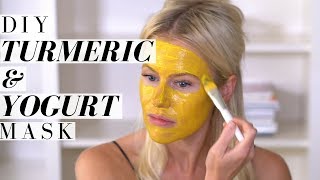 Turmeric DIY AntiInflammation Face Mask  Mikaela South [upl. by Gillead26]