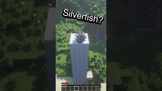 Silverfish Minecraft How HIGH can you Fall  STAY minecraft shorts [upl. by Ydassac]